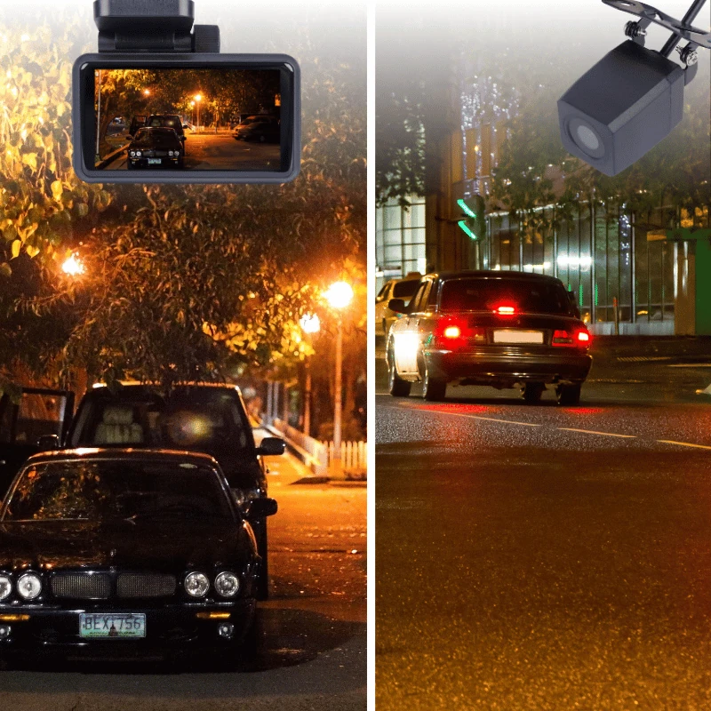 Kamera samochodowa 4K z czujnikiem wstrząsów i trybem parkingowym Lemon Vision F50